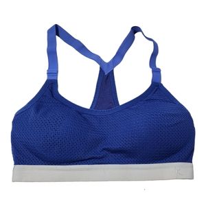 ♥️ DANSKIN NOW LIGHTWEIGHT ADJUSTABLE SPORTS BRA SIZE SMALL - BLUE ♥️